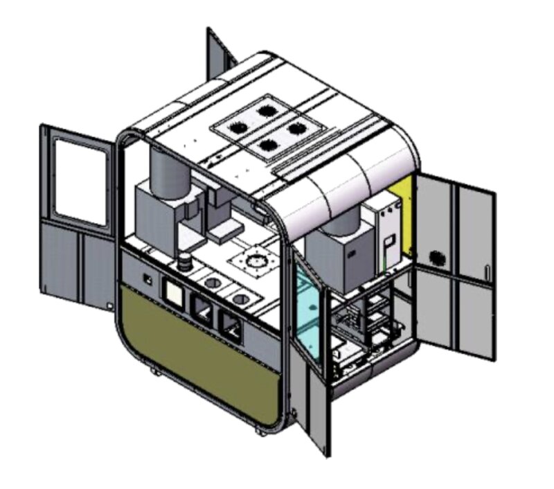 YAM C1 Pro 106 - 3D Technical View