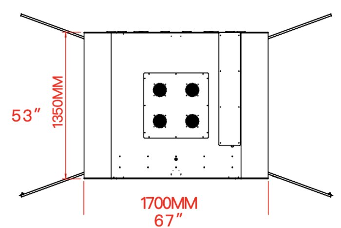 YAM C1 Pro 106 - Top View